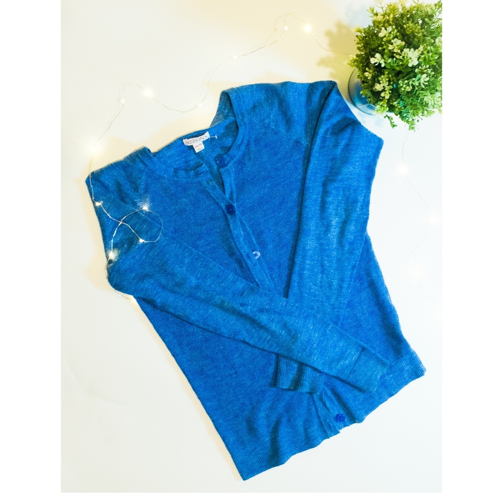 Merona blue cardigain